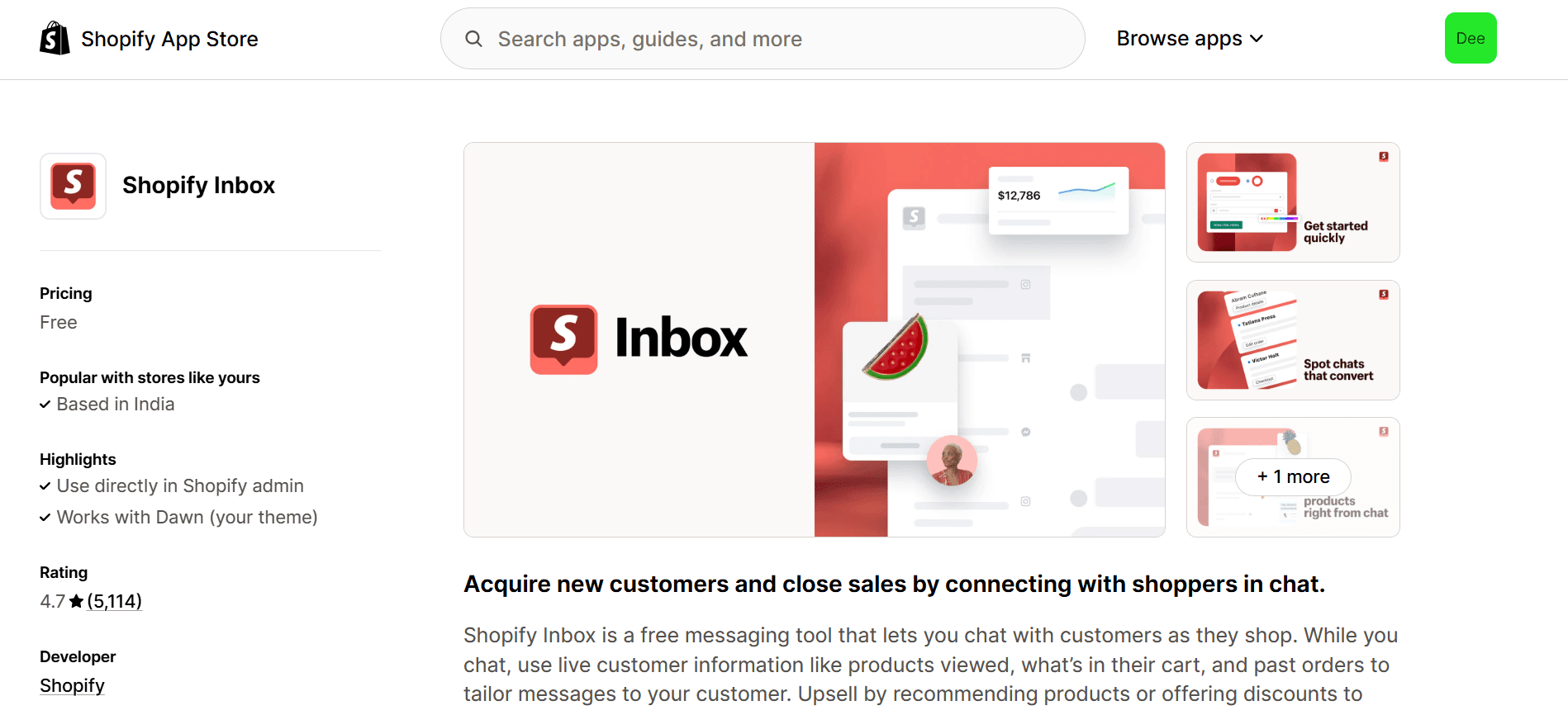 Logo for Shopify Inbox